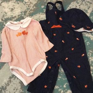 Gymboree goldfish set
